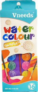 Vneeds water colors 12 , 16 pcs