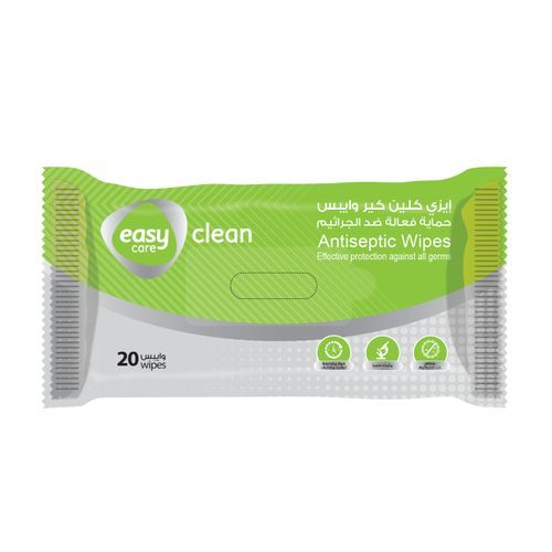 Easy Care Clean Antiseptic Wipes 20 wipes