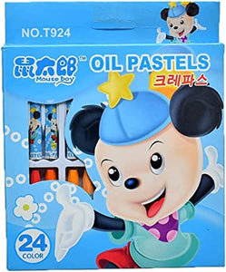 Mouse Boy Oil Pastels Colors 12 pcs