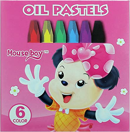 Mouse Boy Oil Pastels Colors 12 pcs