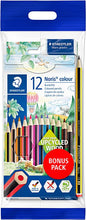 Load image into Gallery viewer, Staedtler Colored Pencils 12 pcs with Pencil &amp; Eraser
