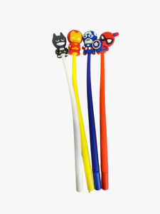 Super heros Elastic Gel Pen