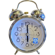 Load image into Gallery viewer, Metallic 3 Inch Alarm Analogue Clock  with Twin Bell

