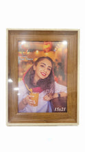 Load image into Gallery viewer, Wooden Frame 15*21 cm with Unbreakable Plastic Frontage
