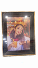 Load image into Gallery viewer, Wooden Frame 15*21 cm with Unbreakable Plastic Frontage
