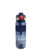 Load image into Gallery viewer, Sport water bottle with plastic straw 800 ml
