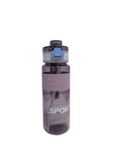 Sport water bottle with plastic straw 800 ml