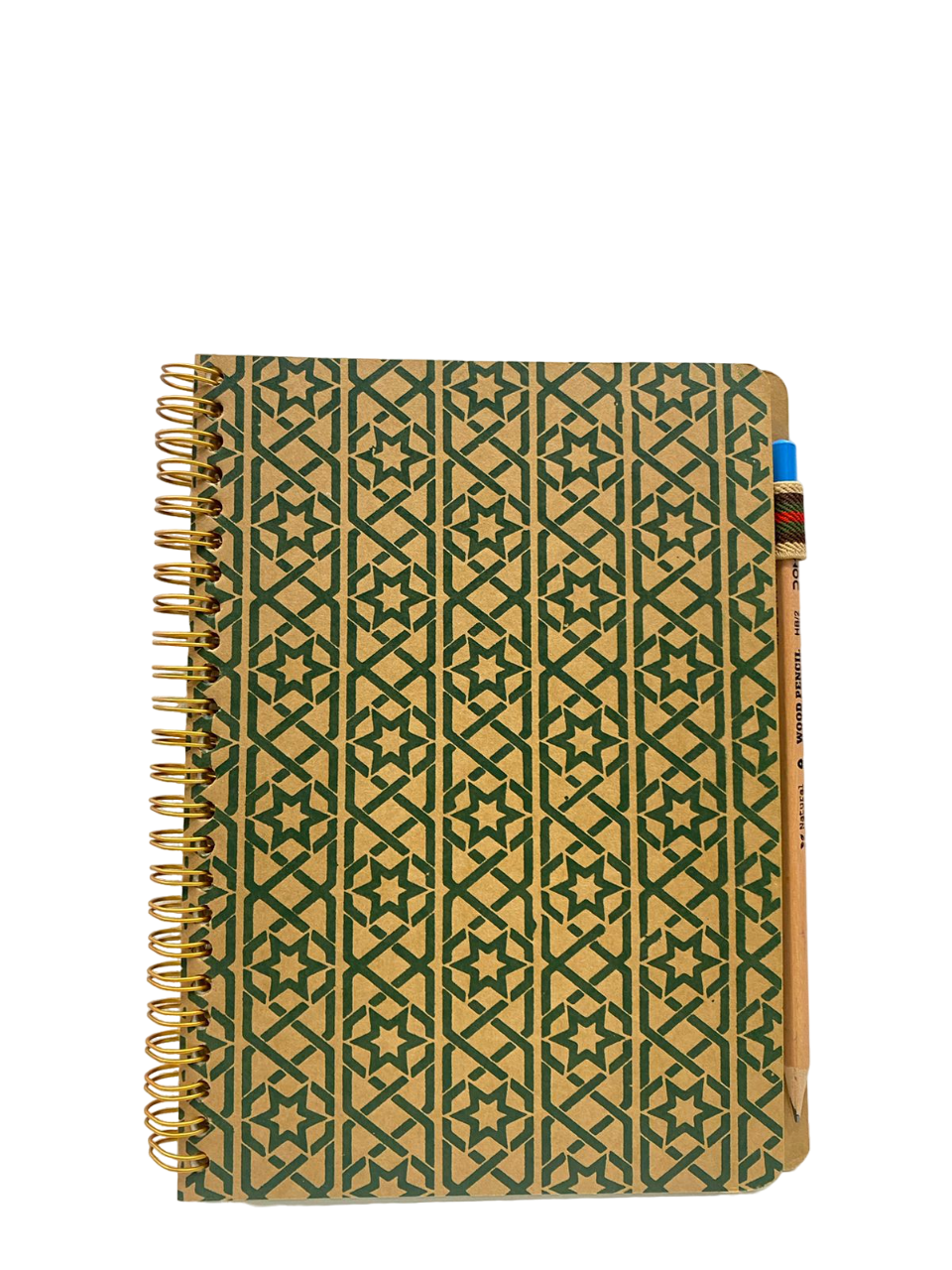 Arabesque Spiral Notebook Plain 80 Sheets