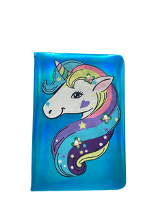 Metallic Unicorn Lined Notebook