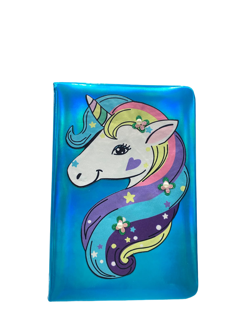 Metallic Unicorn Lined Notebook