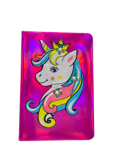 Metallic Unicorn Lined Notebook