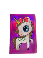 Load image into Gallery viewer, Metallic Unicorn Lined Notebook
