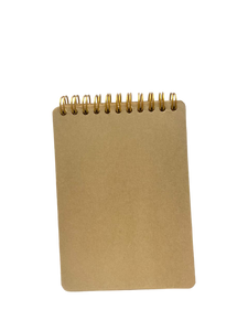 Probliama Spiral Kraft Plain Notebook