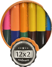 Load image into Gallery viewer, K max double headed Colored Pencils 12x2 pcs
