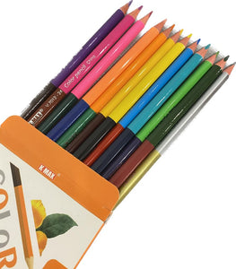 K max double headed Colored Pencils 12x2 pcs