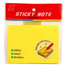 Load image into Gallery viewer, GS-01 Yellow Sticky notes
