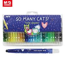 M&G Twist Crayons 12, 24 , 36, 48 pcs