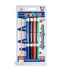 Carioca Whiteboard Markers 4 , 6 , 8 pens