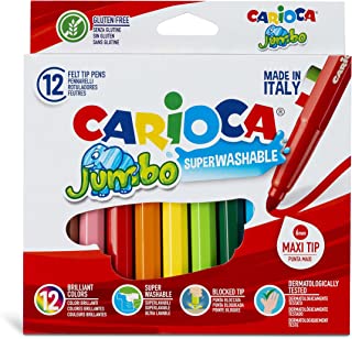 Carioca Jumbo Maxi tip color pen 6,12 , 24 pens